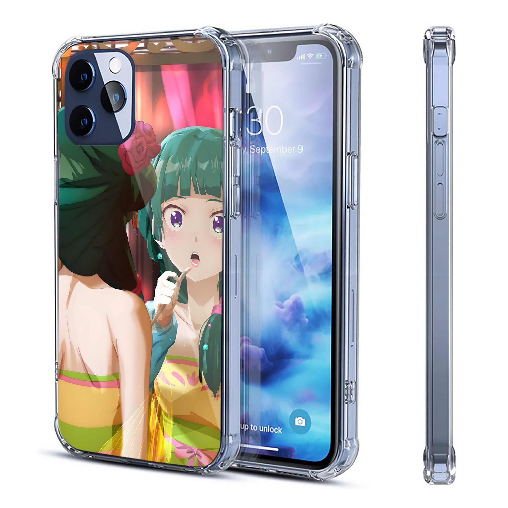 （画像用） 薬屋のひとりごと The Apothecary Diaries 【iPhone 12シリーズ対応】透明スマホケース（クリアソフトケース）